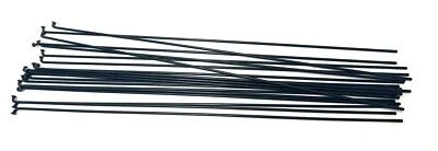 DT SWISS Champion Round Black Spokes Black J-bend 2.0 mm 272mm 20/Count