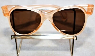 Nuevo de Lote Antiguo Años 40 Nuevo Montura de Acetato Mujeres Gafas de Sol Gafas Planas Hecho en Francia Foto 1 de 4