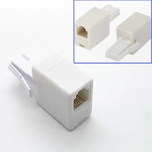 UK BT ADAPTER TELEFONICZNY WTYCZKA DO GNIAZDA RJ11 ZŁĄCZE ZWROTNICA PRZEWÓD ADAPTER LAN - Zdjęcie 1 z 12