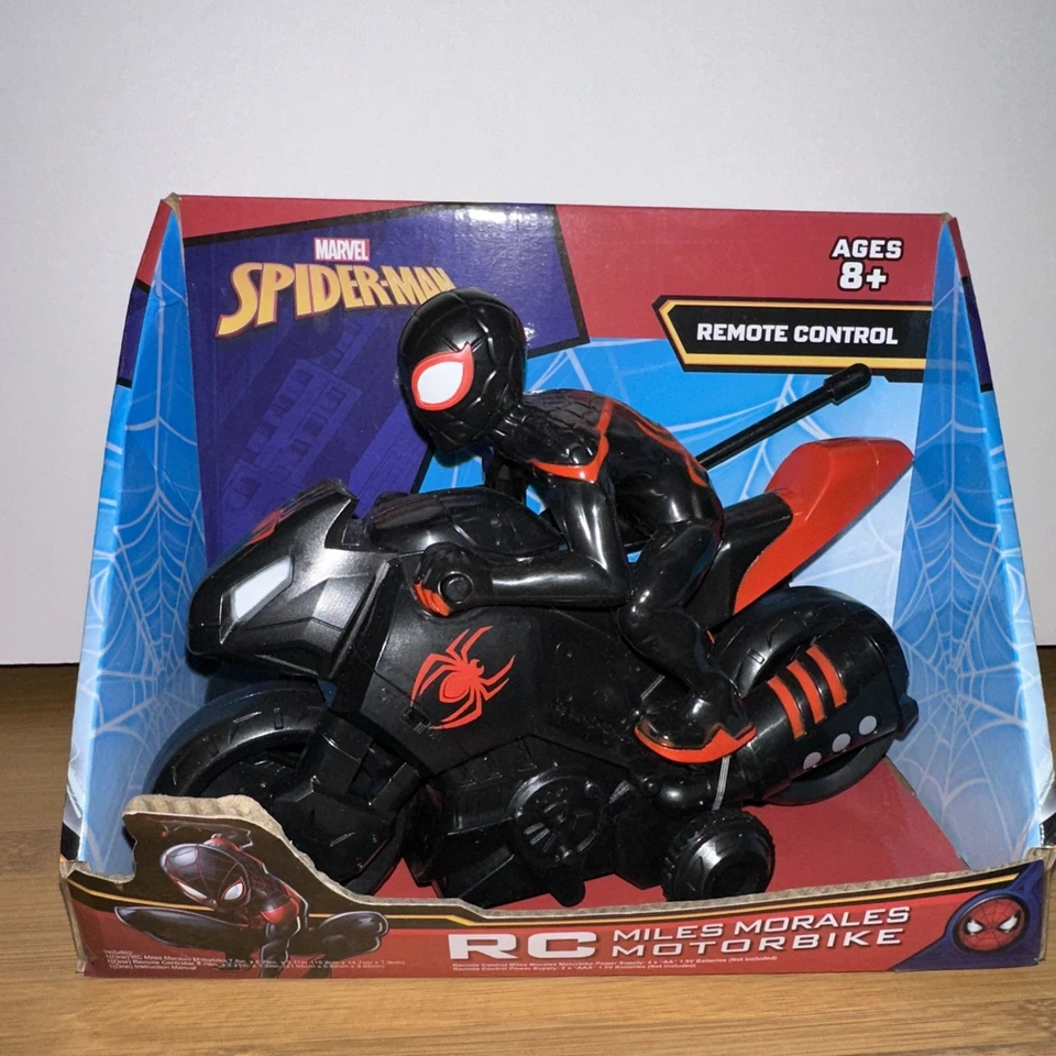Marvel Spider-Man Miles Morales Remote Control Motorbike