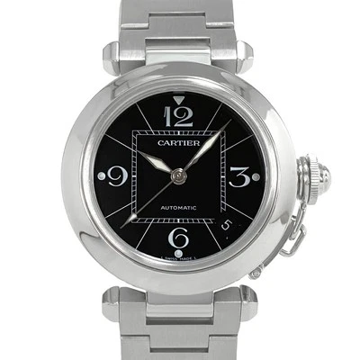 Reloj Pulsera Cartier W31076M7 Pasha C Plateado 35mm Acero Inoxidable Automático USADO Foto 1 de 4