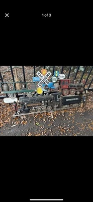 Locomotora de tren Burwood Products Company decoración de pared colgante 502 1973 43x20x2" Foto 1 de 3