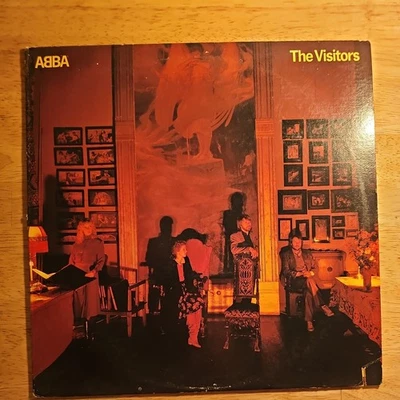 VINTAGE ABBA "The Visitors" Vinyl Record Atlantic Records Near Mint Condition - Image 1 of 4