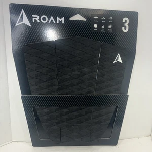 Neu ROAM Footpad Surfboard Traktion Algen Schaumstoff Heckpolster 3 Stück schwarz - Bild 1 von 6