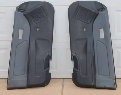 Forro del panel de puerta negro y gris Honda CRX HF/DX 89-91 Foto 1 de 4