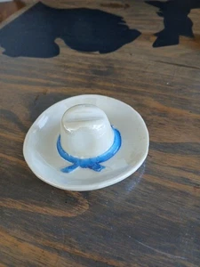 Vintage  Porcelain Cowboy Hat  Ashtray~Made In Japan - Picture 1 of 6