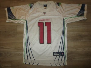 Larry Fitzgerald 11 Arizona Cardinals Super Bowl NFL Reebok Jersey M Medium Mens - Picture 1 of 3