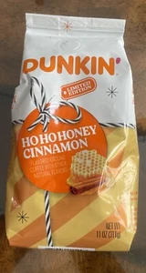 Dunkin’ 11 OZ Café Molido En Bolsa Temporada Ho Ho Miel Canela EDICIÓN LIMITADA - Imagen 1 de 5