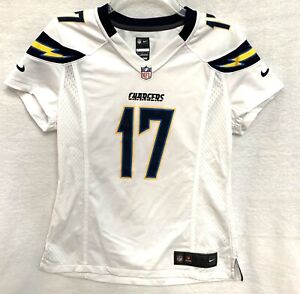 NFL Nike Philip Rivers Medium White Jersey #17 Chargers Football