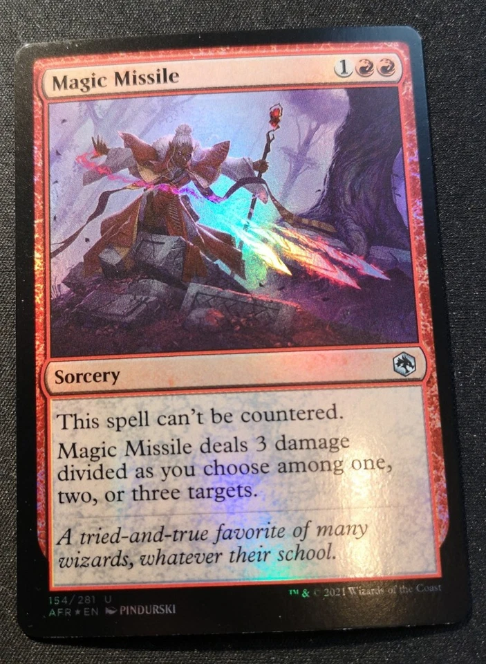 Magic Missile - Foil - AFR - MTG - EN - NM - 154/281 - Image 1 of 1