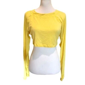 Bloq long sleeve crop top UPF 50 Large - Picture 1 of 6