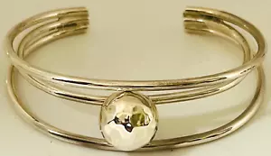 Sterlingsilber Boho dreilagig ineinandergreifender Armreif ARMBAND - Bild 1 von 7