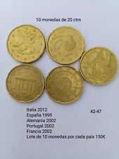 Monedas de 0,20 Céntimos Lote De 10 Unidades por País 