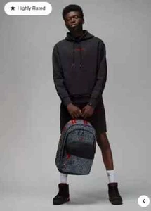 NEW RETRO MICHAEL JORDAN ELEPHANT BACKPACK RUCKSACK SPORT BAG JUMPMAN LRG ltd ed - Picture 1 of 22