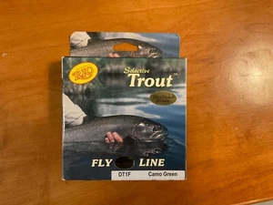 Jim Vincent’s Rio Selective Trout Fly Line DT1F Camo Green - Picture 1 of 2