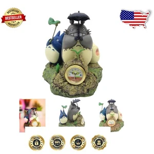 Officially Licensed Totoro Desk Clock - 3.93" Analog Clock for Ghibli Fans - Picture 1 of 8