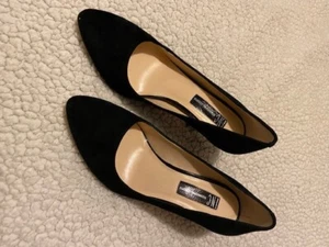 INC International Concepts Zitah5 Black Leather Suede Size 6.5 M NIB - Picture 1 of 4