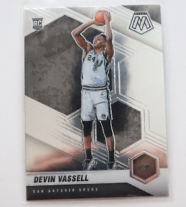 2020 Mosaic Basketball Devin Vassell #221 Base Rookie Card San Antonio Spurs