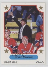 1991-92 7th Inning Sketch WHL Bryan Maxwell #3