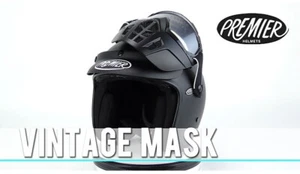 MASCHERA OCCHIALE PER CASCO PREMIER MODELLO VINTAGE MASK (VENDITA SOLO MASCHERA - Foto 1 di 1