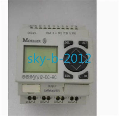 1PCS MOELLER LOGO Logic module EASY 412-DC-RC in good condition - Image 1 of 3