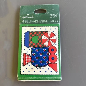 Etiquetas de regalo autoadhesivas vintage con sello (4) tren de Navidad ¡NUEVO DE STOCK lindo! - Imagen 1 de 4