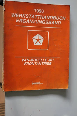 1990 Jeep Chrysler Van Wagon Ergänzungsband Werkstatthandbuch - Bild 1 von 2