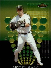 2004 Finest Oakland Athletics Baseball Card #63 Eric Chavez