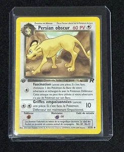 Persian Obscur - 1st Edition Team Rocket French Dark 42/82 - Picture 1 of 2