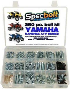 250pc SPECBOLT KIT for YAMAHA Banshee350 Body Plastic Fenders Engine Pipe - Bild 1 von 1