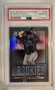 2022 Bowman Platunum Wander Franco RC PSA 10 GEM Mint - Picture 1 of 2
