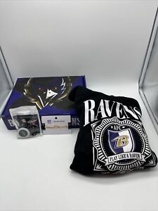 Baltimore Ravens Womens S Hoodie Bracelet ipixie Light NFL Team Apparel Gift Box