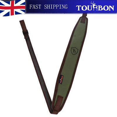 TOURBON Hunting Gun Sling Shotgun Shoulder Strap Rifle Adjustable Belt Padded - Image 1 of 4