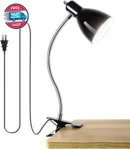 Desk Lamp Eye-Caring Table Lamps, 360°Rotation Gooseneck Clip on Lamp, Clip On - Picture 1 of 12