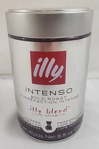 Illy Intenso Bold Roast Arabica Ground Coffee 8.8oz 11/2025 Torrefaction Intense - Picture 1 of 2