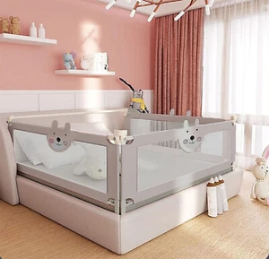 RDHOME 47" Bed Rails For Toddlers Vertical Lifting Bed Guardrail For Kids - Picture 1 of 9