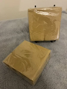 Two Packages Gold 50 Count 2 Ply Beverage Napkins Party City - NEW - Picture 1 of 2