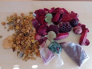 Bastel Material Trockenblumen Sand Dekoration Bastelware Samenstände Steine Set - Bild 1 von 6