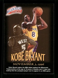 1997-98 Fleer Million Dollar Moments Contest #31 - Kobe Bryant - Bild 1 von 2