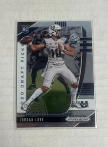 2020 Panini Prizm Draft Picks Jordan Love RC Rookie Utah State Aggies - Picture 1 of 2