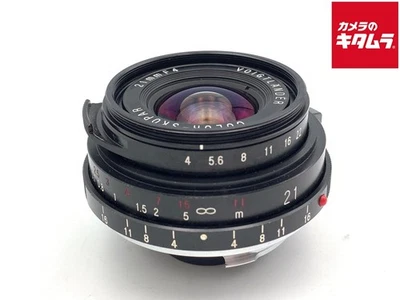 COSINA Voigtlander COLOR-SKOPAR 21mm F4 P VM NEGRO -Casi Como Nuevo- `9483 Foto 1 de 3