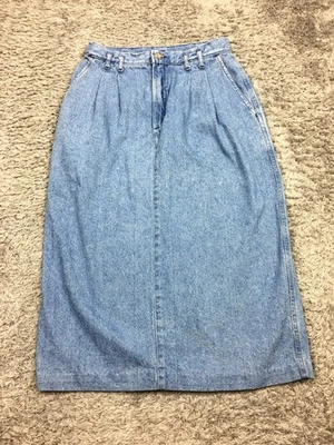 Maxi falda vaquera Dockers para mujer talla 10 azul denim algodón EE. UU. DE COLECCIÓN Foto 1 de 4