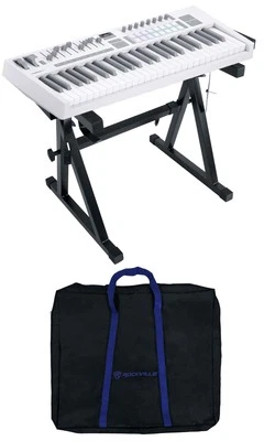 Novation LAUNCHKEY 49 MK4 White 49-Key USB MIDI Keyboard Controller + Z-Stand - Image 1 of 4