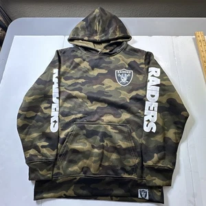 Felpa con cappuccio NFL Raiders Youth pullover giovanile calcio mimetico L 14-16 #147 - Foto 1 di 21