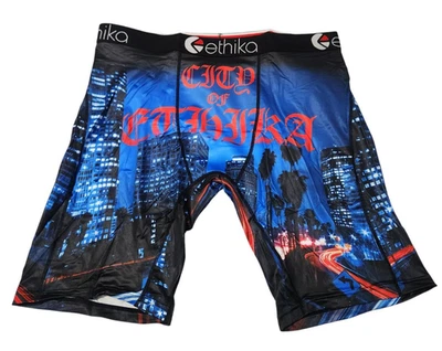 Calzoncillos boxer Ethika para hombre 2XL ropa interior The Staple Fit City of Gothika azul Foto 1 de 4