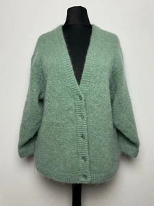 American Vintage 53% Mohair Strickjacke Gr S Oversize Cardigan Pullover 8483 - Bild 1 von 3