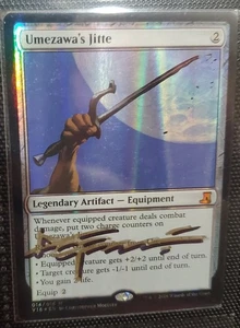 MTG FOIL UMEZAWA'S JITTE SHADOW SIGNED BY ARTIST - Picture 1 of 1