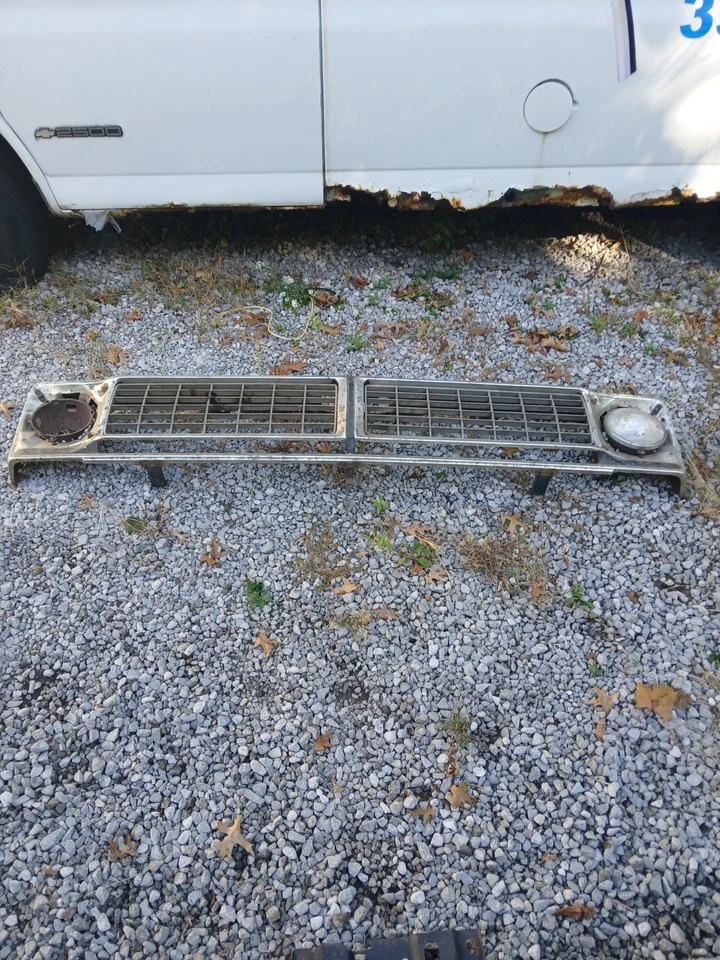 Ford F100 F250 1970 rejilla OEM estampada rejilla dividida carcasa e insertos D0TZ-8200 Foto 1 de 4