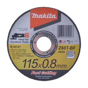 Makita B-45727 Disque à tronçonner, métal 115 x 0,8 mm - Bild 1 von 2
