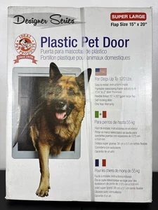 Ideal Pet Products Designer Series Porta Super Grande in Plastica per Animali Domestici 15x20 Flap - Foto 1 di 3